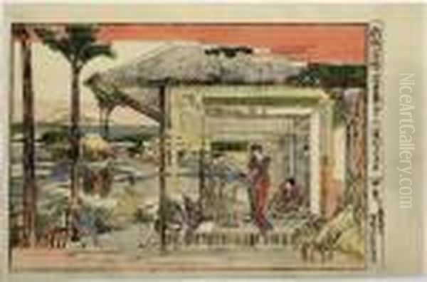 Chushingura, The Play Oil Painting by Katsushika Hokusai