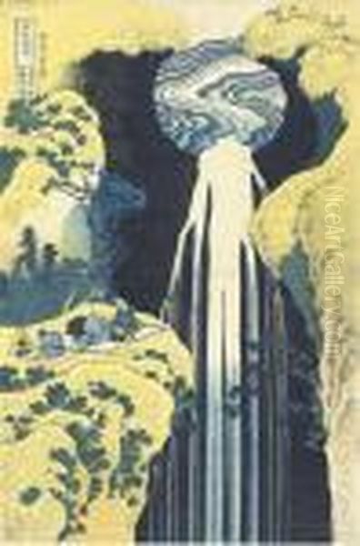 Kisoji No Oku Oil Painting by Katsushika Hokusai