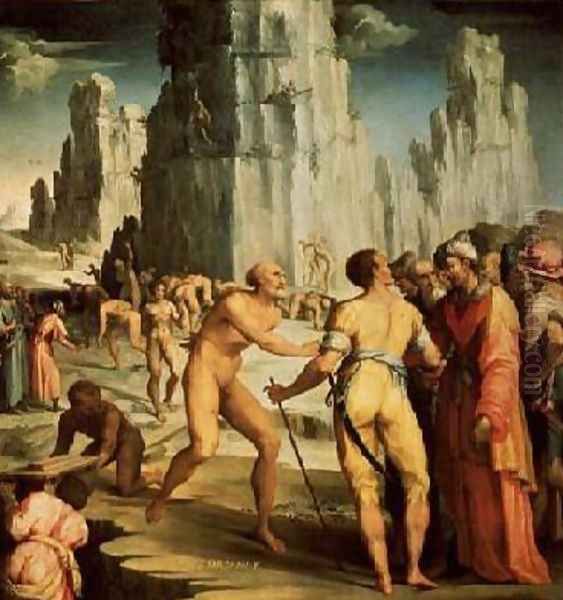 The Diamond Mine 1570-71 Oil Painting by da San Friano Maso