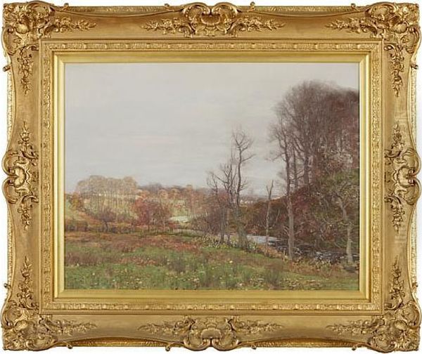 Near Dalry Ayshire Oil Painting by George Houston