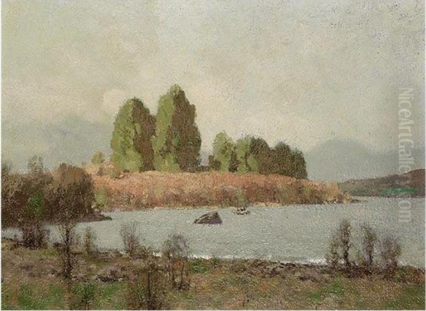 Loch Awe Oil Painting by George Houston
