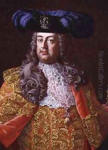 Portrait of a Gentleman 1667 Oil Painting by Martin I Mytens