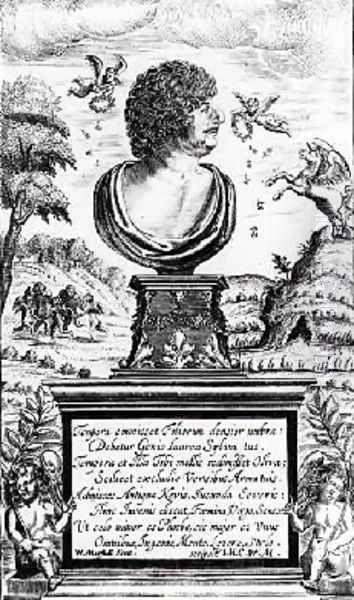 Robert Herrick 1591-1674 Oil Painting by William Marshall