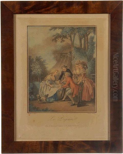 Le Dejeune. Oil Painting by Jean-Baptiste Huet