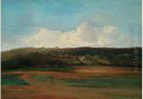 Paysage Oil Painting by Paul Huet