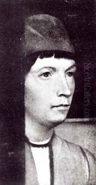 Self Portrait Oil Painting by (manner of) Memling, Hans