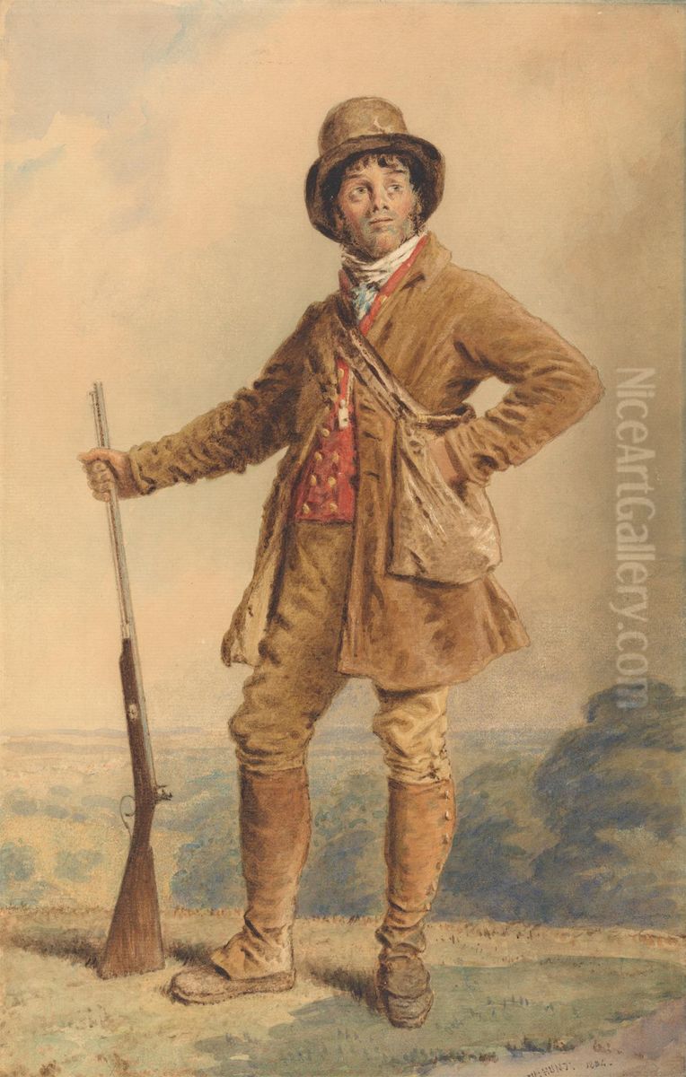 The Gamekeeper Oil Painting by William Henry Hunt