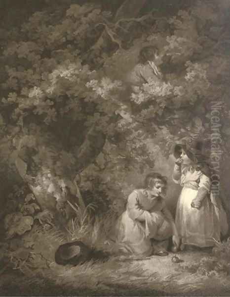 Gathering Fruit Oil Painting by George Morland