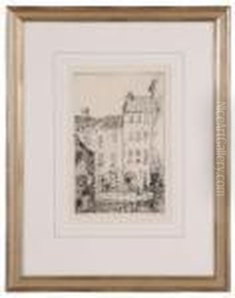 Low Tide Oil Painting by Alfred Heber Hutty