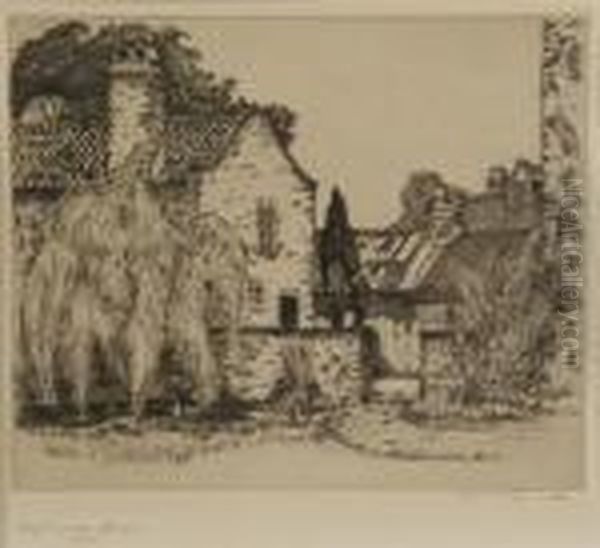 My Charleston Studio Oil Painting by Alfred Heber Hutty