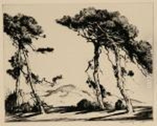 My Charleston Studio Oil Painting by Alfred Heber Hutty