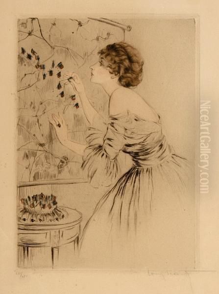 The Strategist, From Chronicles Of Women Oil Painting by Louis Icart
