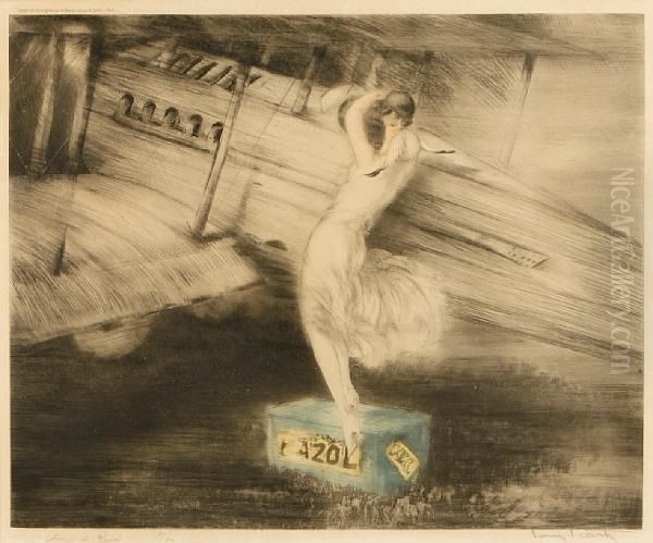 Before The Raid Oil Painting by Louis Icart