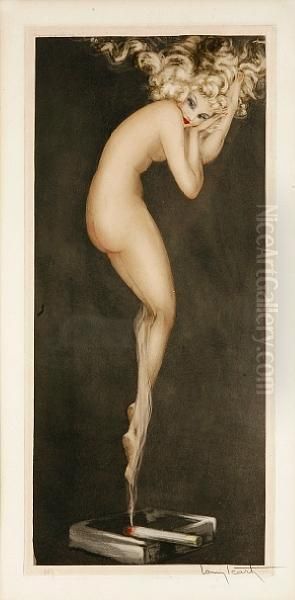 Tabac Blond Oil Painting by Louis Icart