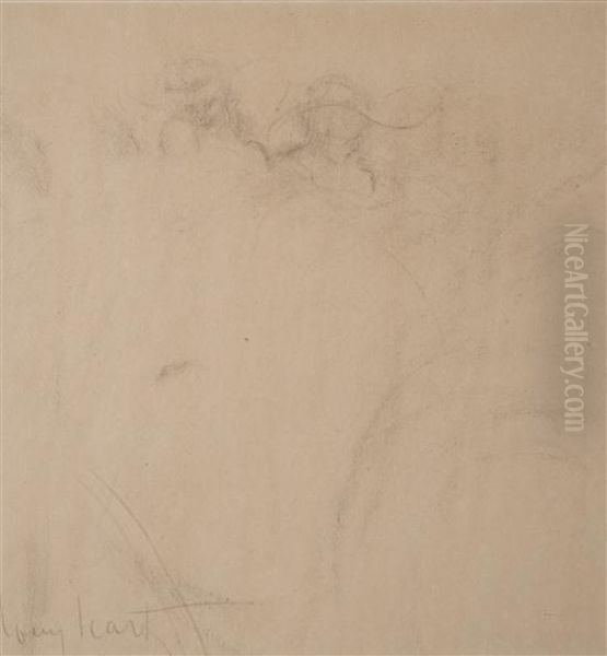 Sketch Oil Painting by Louis Icart