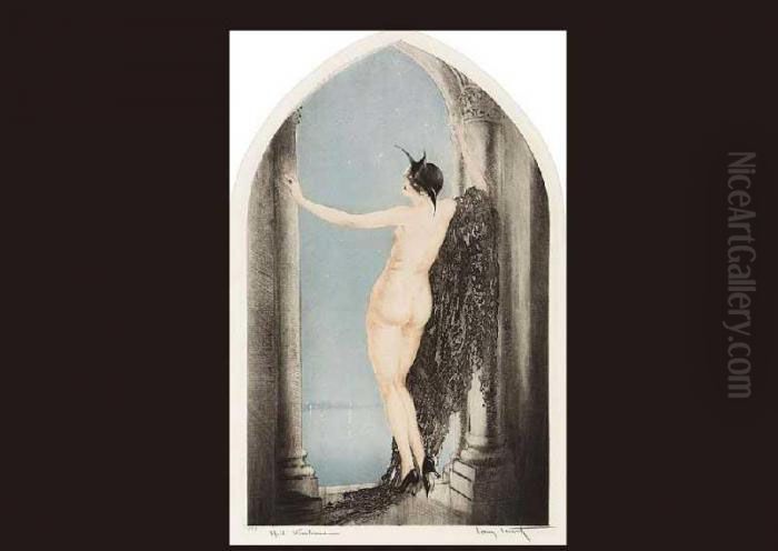 Night In Venice Oil Painting by Louis Icart