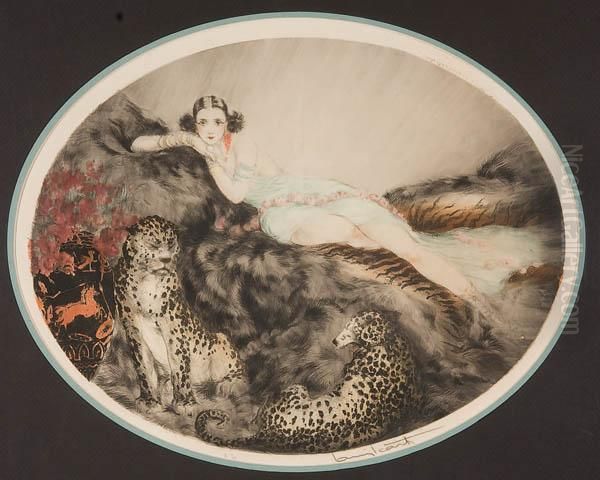 Thais Oil Painting by Louis Icart