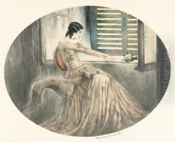 Madame Bovary Oil Painting by Louis Icart
