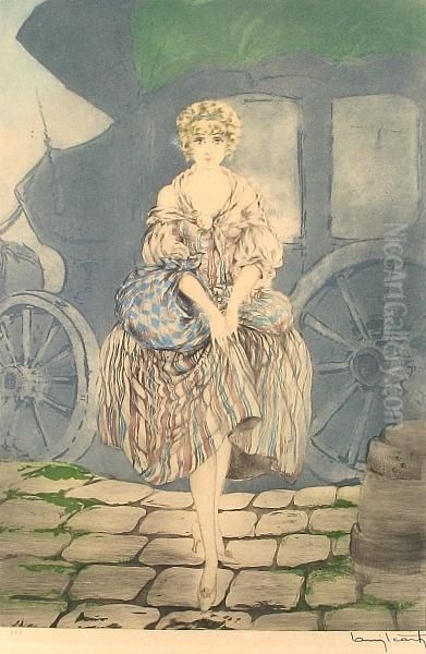 Manon Oil Painting by Louis Icart