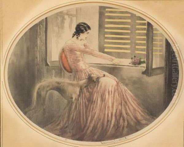 Madame Bovary Oil Painting by Louis Icart