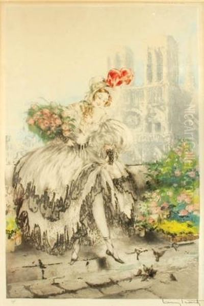 Musetta Oil Painting by Louis Icart