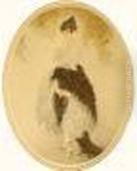 La Lettre Oil Painting by Louis Icart