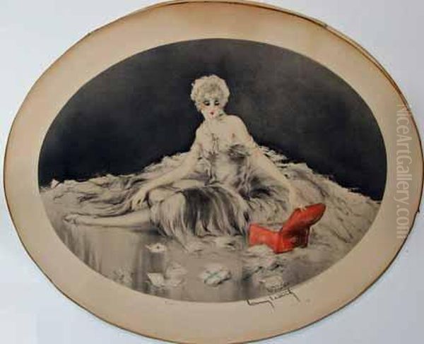 Love Letters Oil Painting by Louis Icart