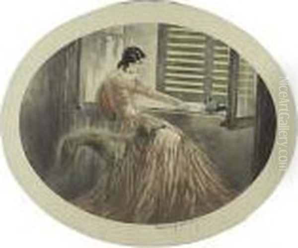 Madame Bovary>. Oil Painting by Louis Icart