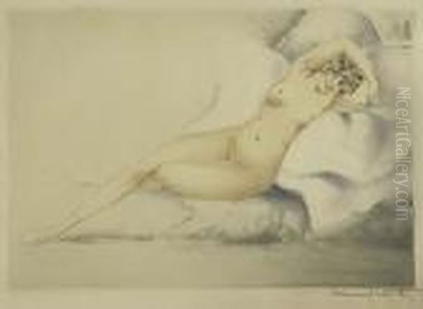 Laughing>. Oil Painting by Louis Icart