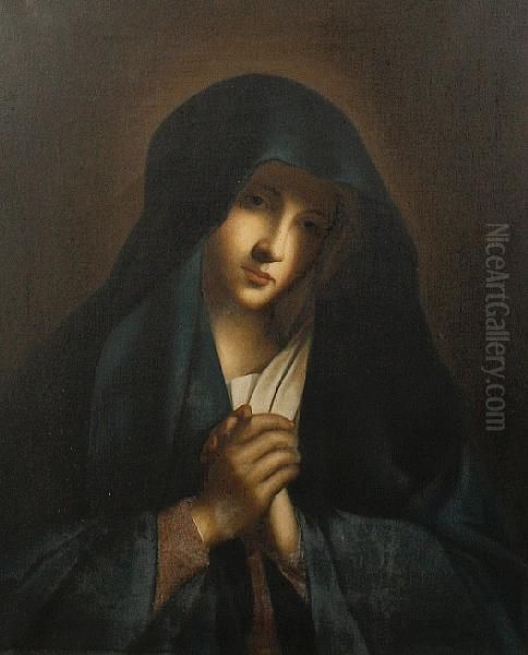 Madonna Oil Painting by Giovanni Battista Salvi