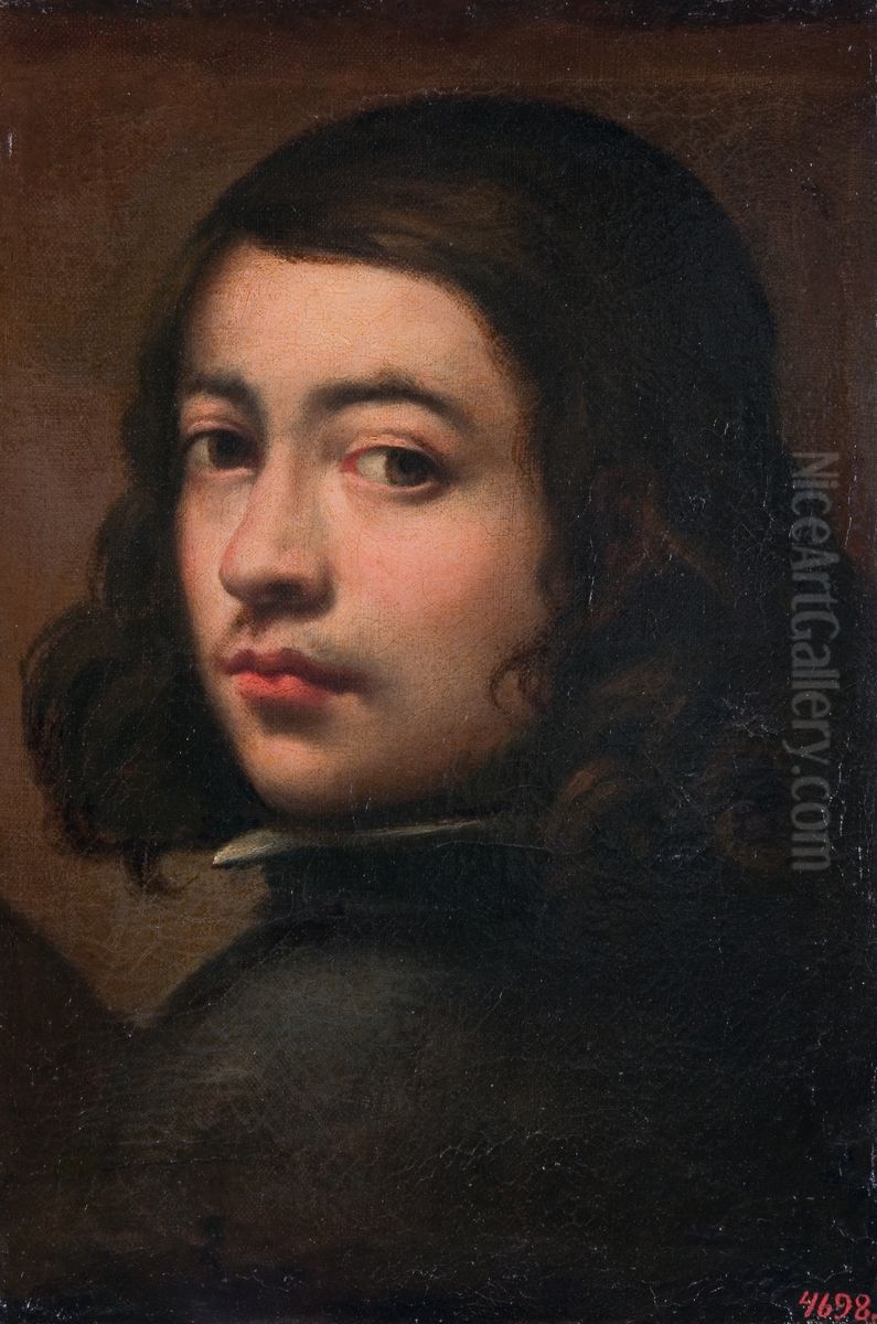 Portrait of a Man Oil Painting by Pedro de Moya