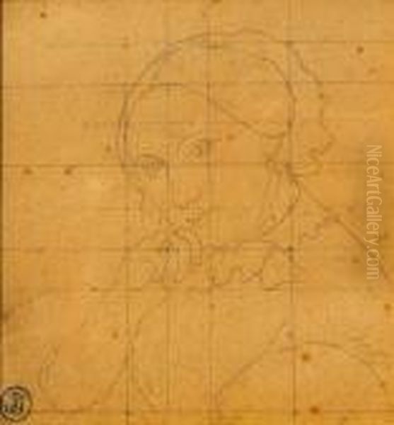 Portrait De Madame Delphine 
Ingres, Nee Ramel, Seconde Epouse De L'artiste (epousee Le 15 Avril 
1852). Oil Painting by Jean Auguste Dominique Ingres