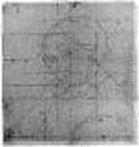 Portrait De Madame Delphine Ingres, Nee Ramel, Seconde Epouse De
 L'artiste Oil Painting by Jean Auguste Dominique Ingres