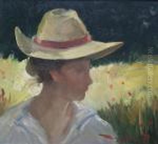 The Sun Hat Oil Painting by Irolli Vincenzo