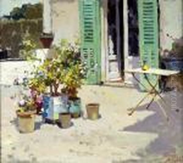 La Terrazza Oil Painting by Irolli Vincenzo