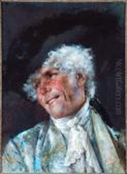 Ritratto Di Gentiluomo Oil Painting by Irolli Vincenzo