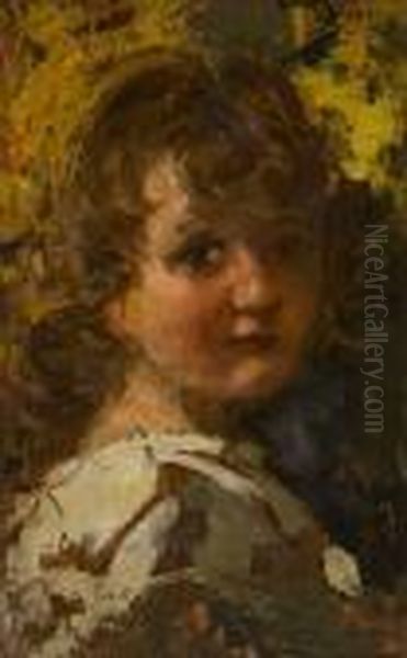 Figura Oil Painting by Irolli Vincenzo