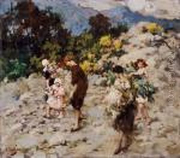 Gioie Di Primavera Oil Painting by Irolli Vincenzo