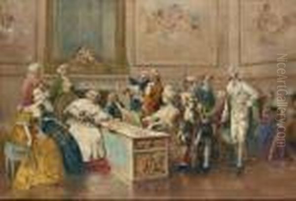 Camerata Musicale Oil Painting by Irolli Vincenzo