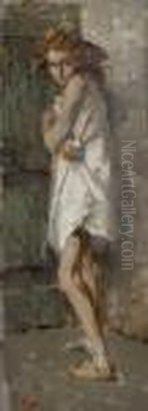 Fanciulla Oil Painting by Irolli Vincenzo