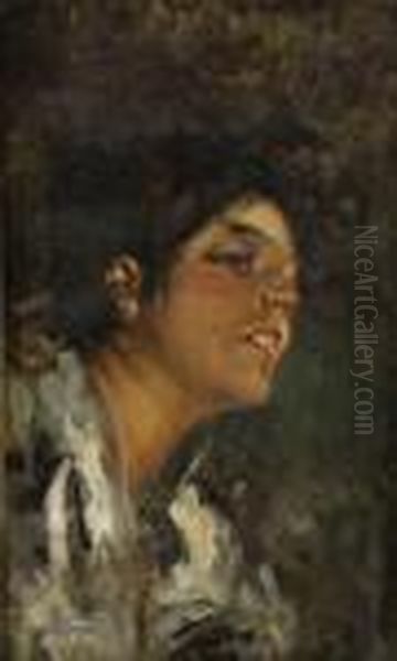 Ritratto Di Giovane Donna Oil Painting by Irolli Vincenzo