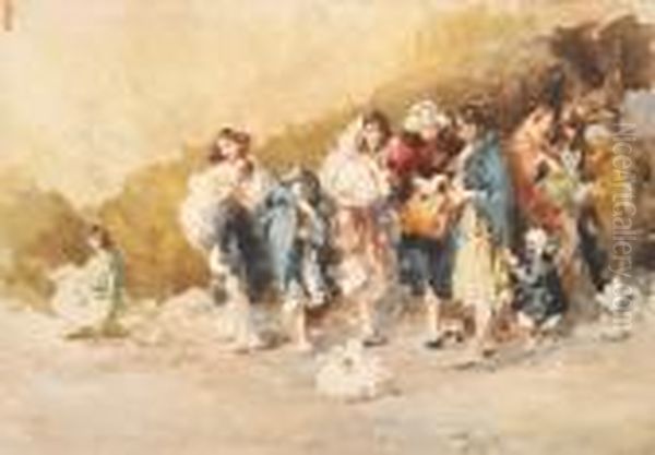 La Carita Oil Painting by Irolli Vincenzo