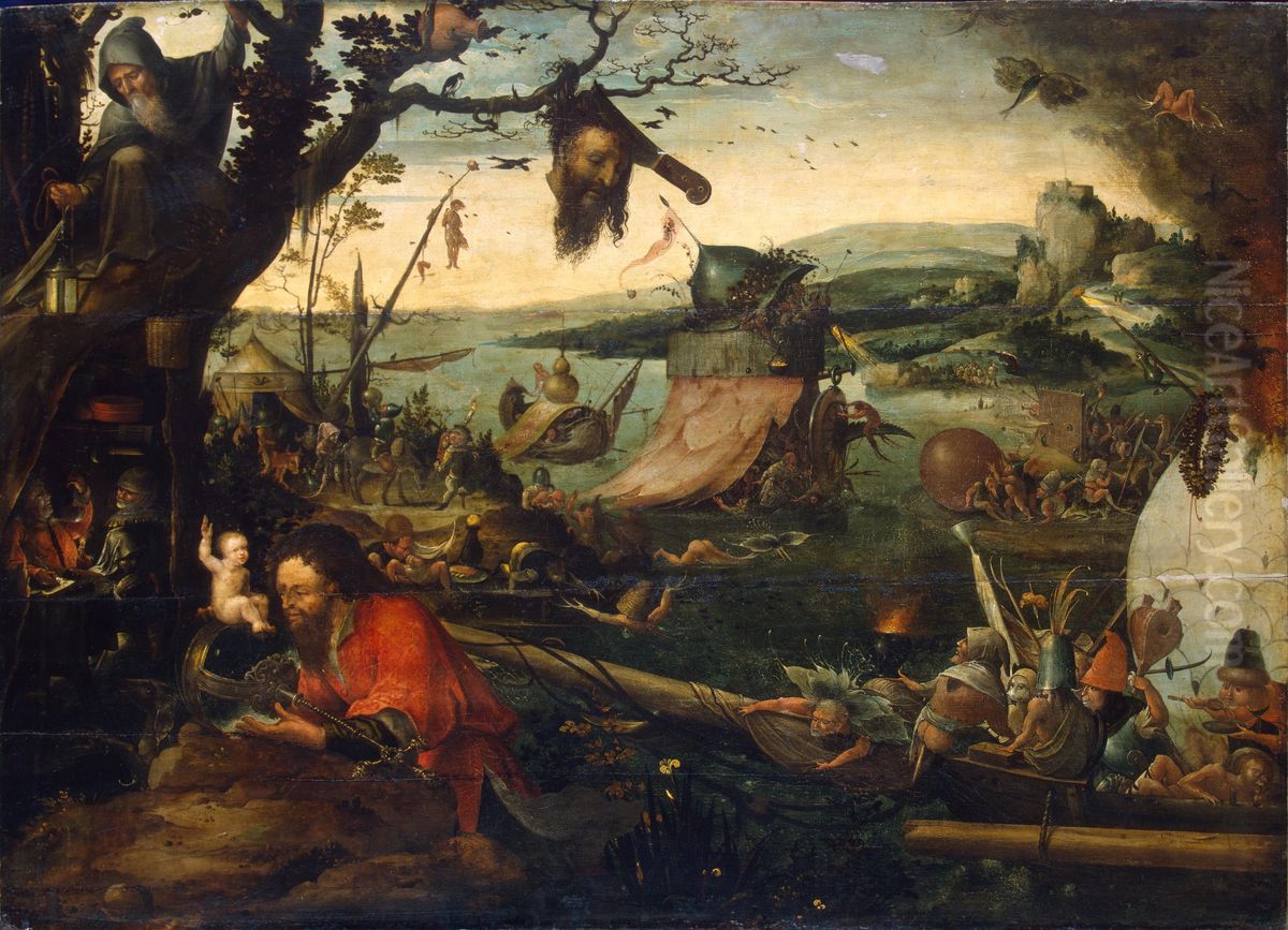 Landscape with the Legend of St Christopher Oil Painting by Jan Mandijn