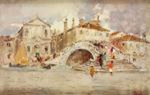 Venezia Oil Painting by Irolli Vincenzo