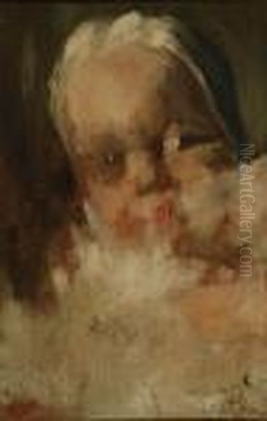 Attribuito A Bambino Oil Painting by Irolli Vincenzo