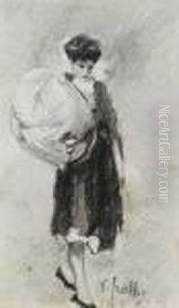 Figura Femminile Oil Painting by Irolli Vincenzo