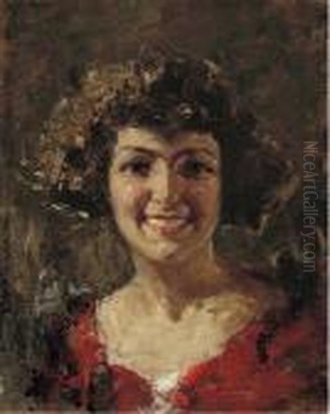 Ritratto Di Fanciulla Oil Painting by Irolli Vincenzo