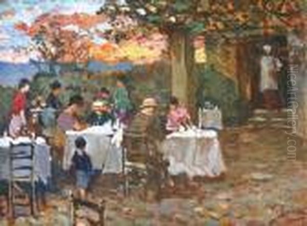 Il Banchetto Oil Painting by Irolli Vincenzo