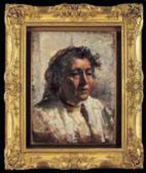 Popolana Oil Painting by Irolli Vincenzo