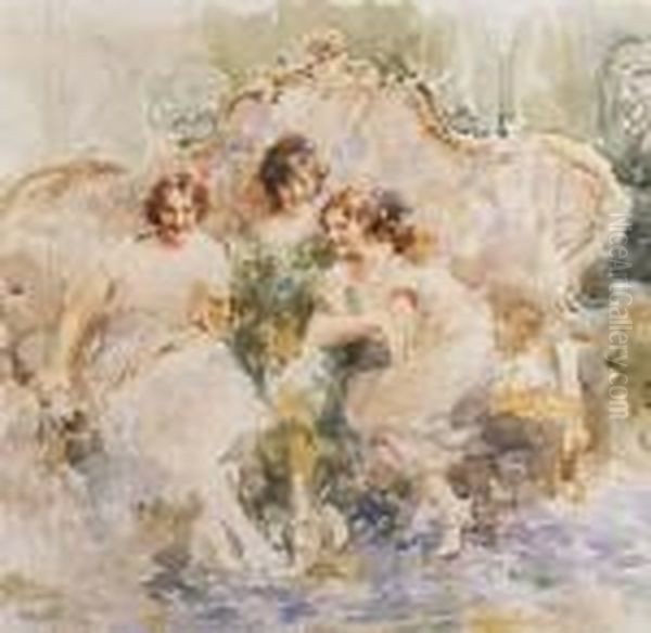 Le Tre Grazie Oil Painting by Irolli Vincenzo